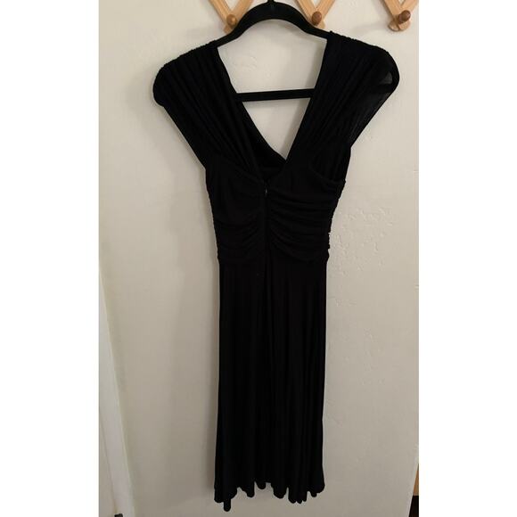 Anthropologie Black One-Shoulder Mini Dress - Picture 10 of 12